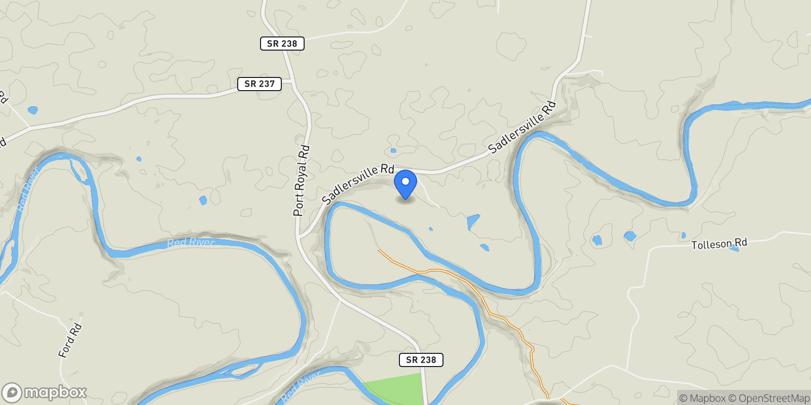 Map showing 3900 Sadlersville Rd, Adams, TN 37010, Adams, Tennessee, United States.