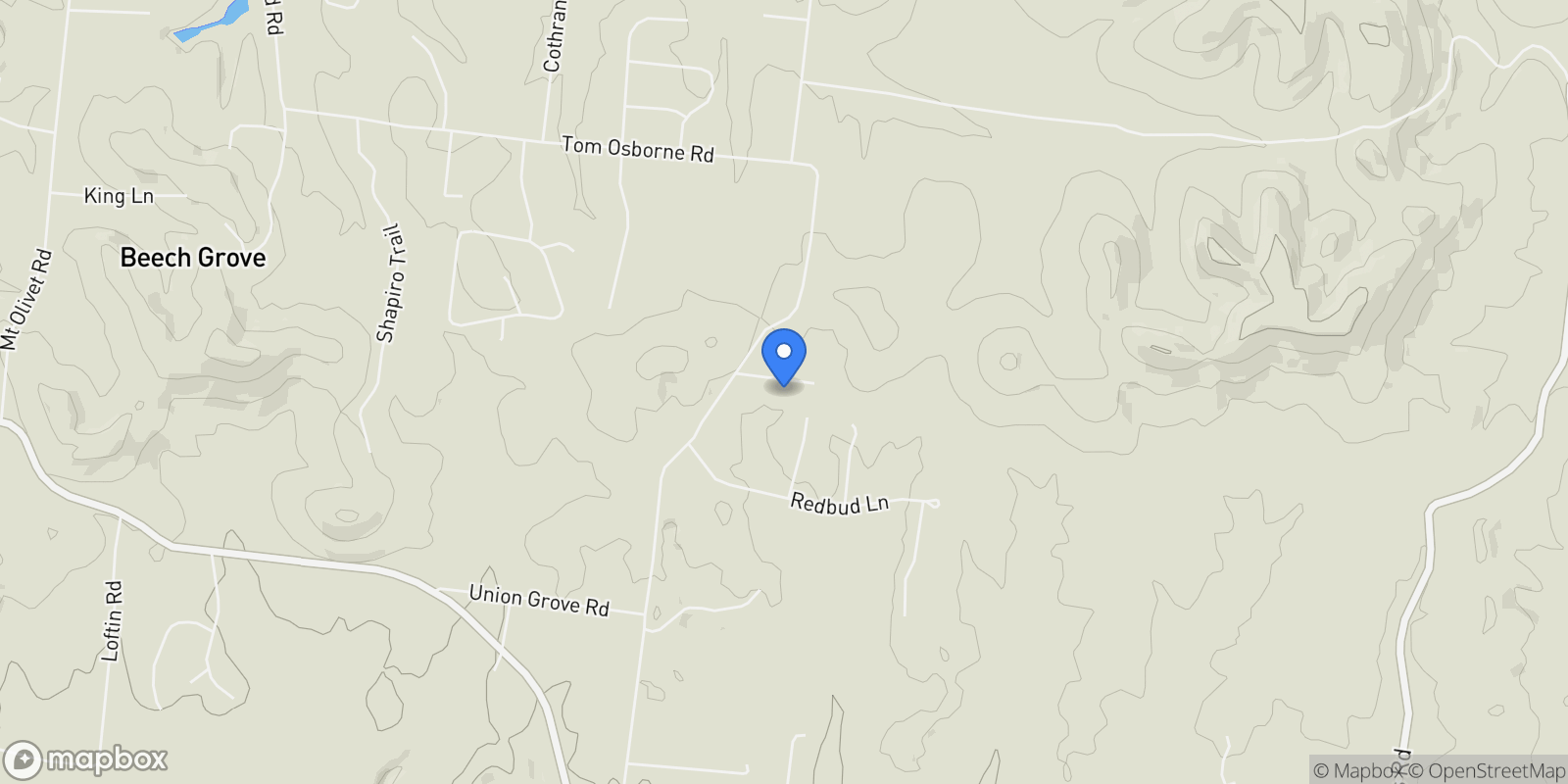 Map showing 1308 Morlinty Ct, Columbia, TN 38401, Columbia, Tennessee, United States.