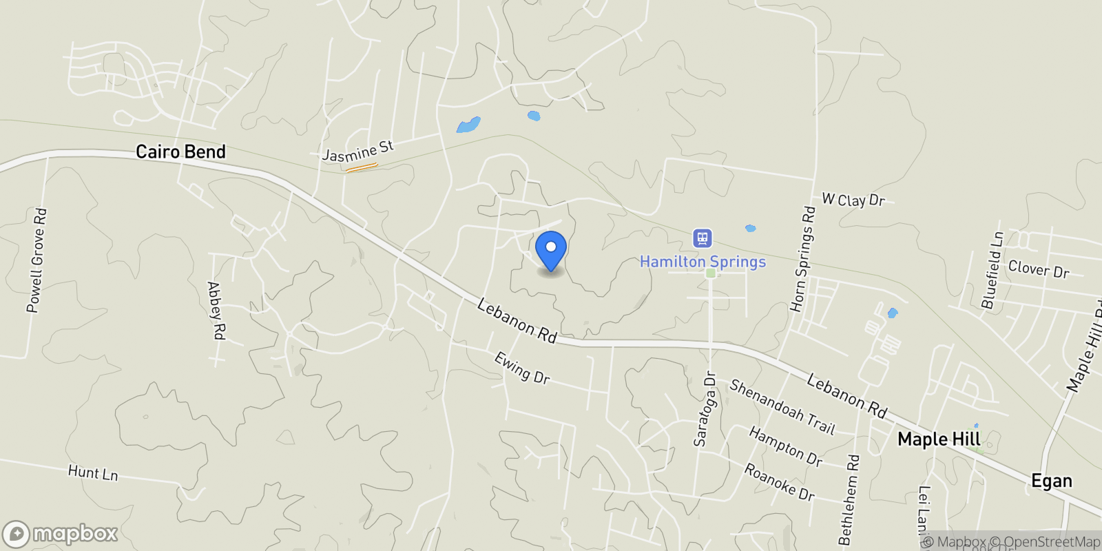 Map showing 220 Moore Haven Dr, Lebanon, TN 37087, Lebanon, Tennessee, United States.