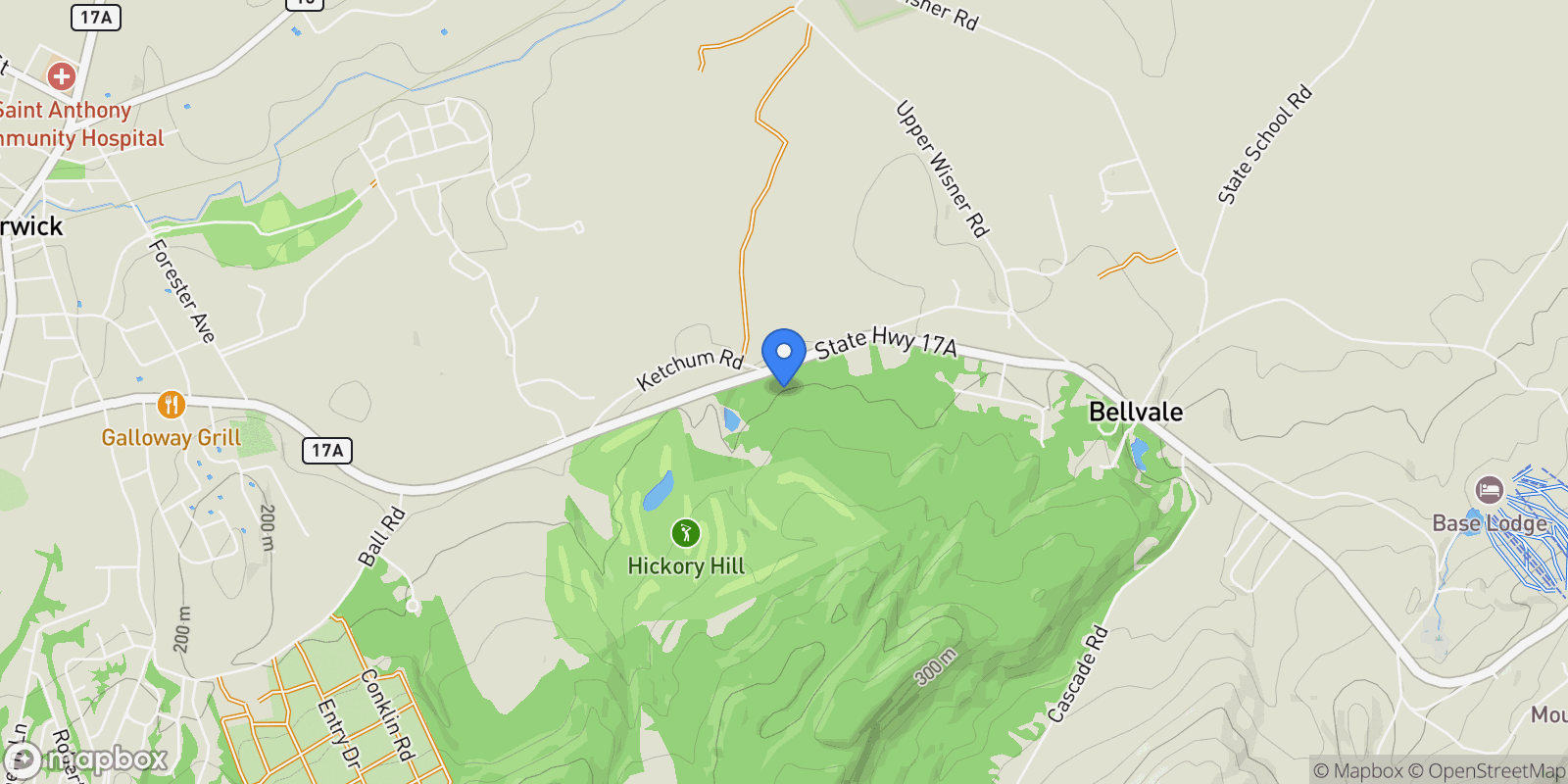 Map showing 1579 Route 17A, Warwick, NY 10990, Warwick, New York, United States.