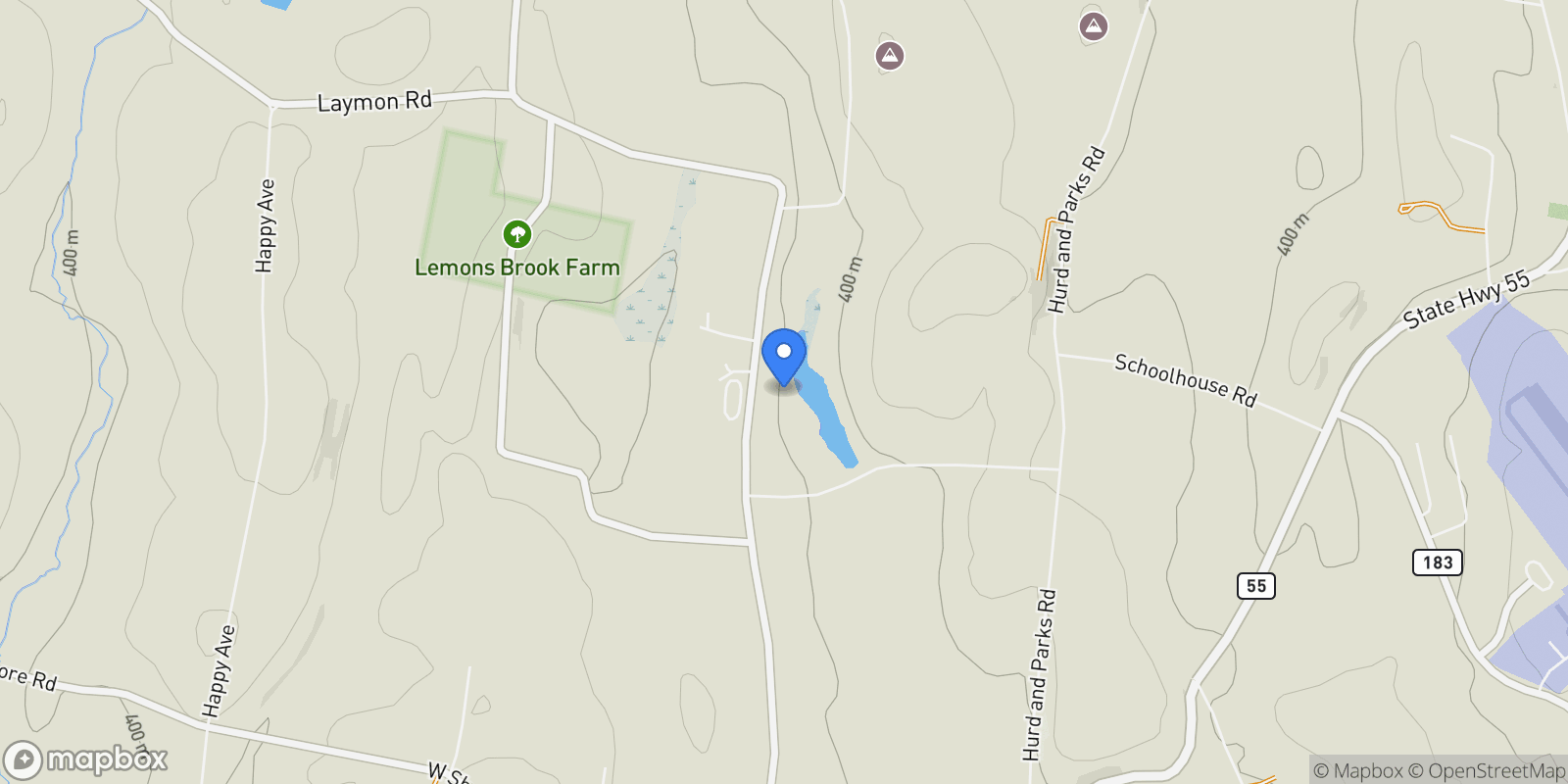 Map showing 358 Horseshoe Lake Road, Swan Lake, NY 12783, Bethel, New York, United States.