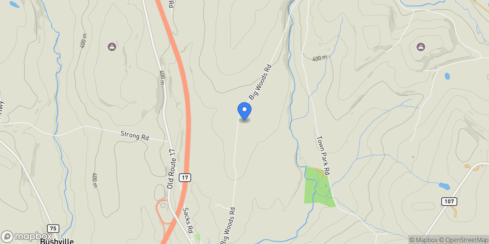 Map showing 226 Big Woods Road, Harris, NY 12742, Harris, New York, United States.