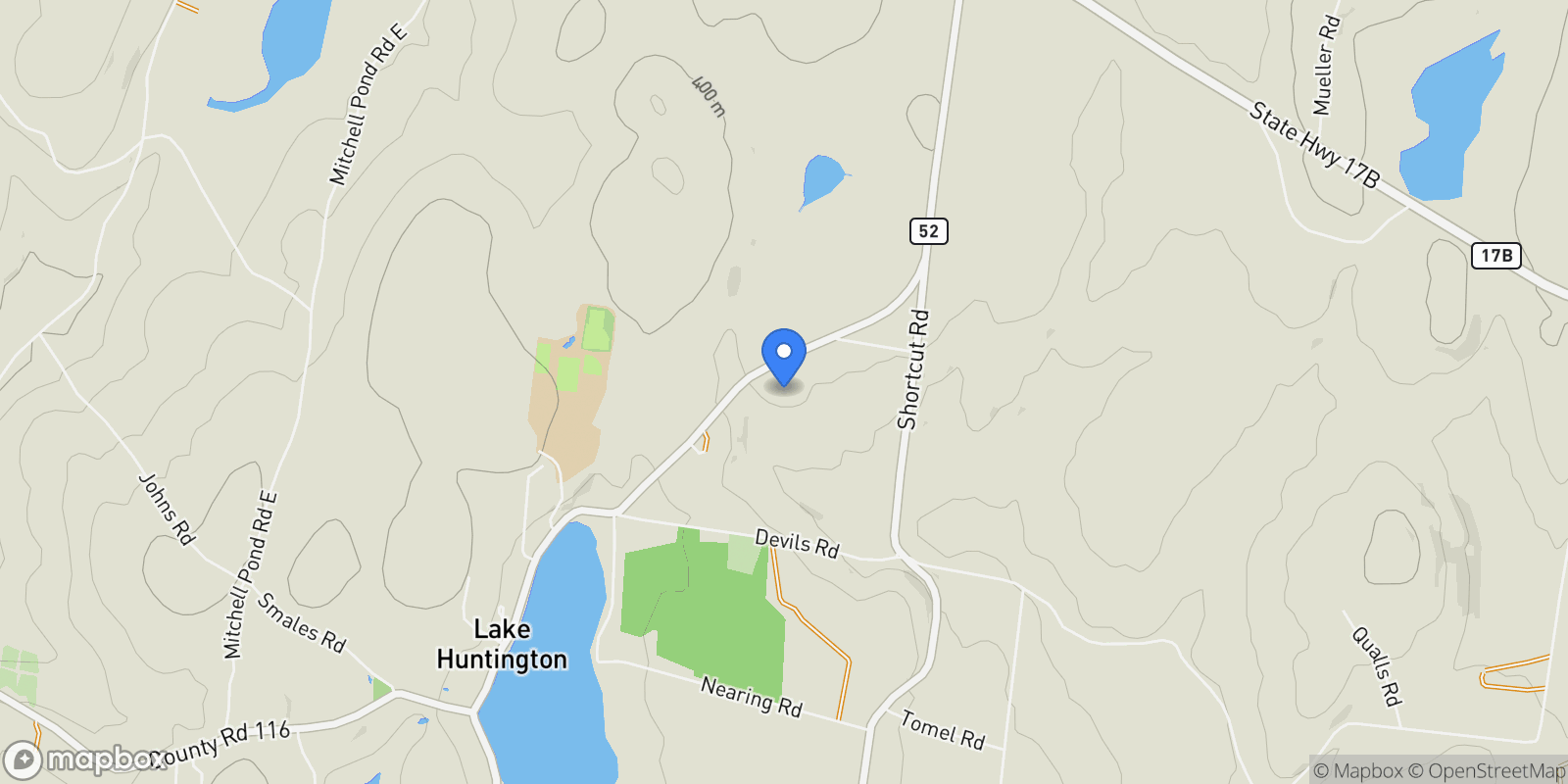 Map showing NY-52&Shortcut Rd akaT R 43, Cochecton, NY 12726, Cochecton, New York, United States.