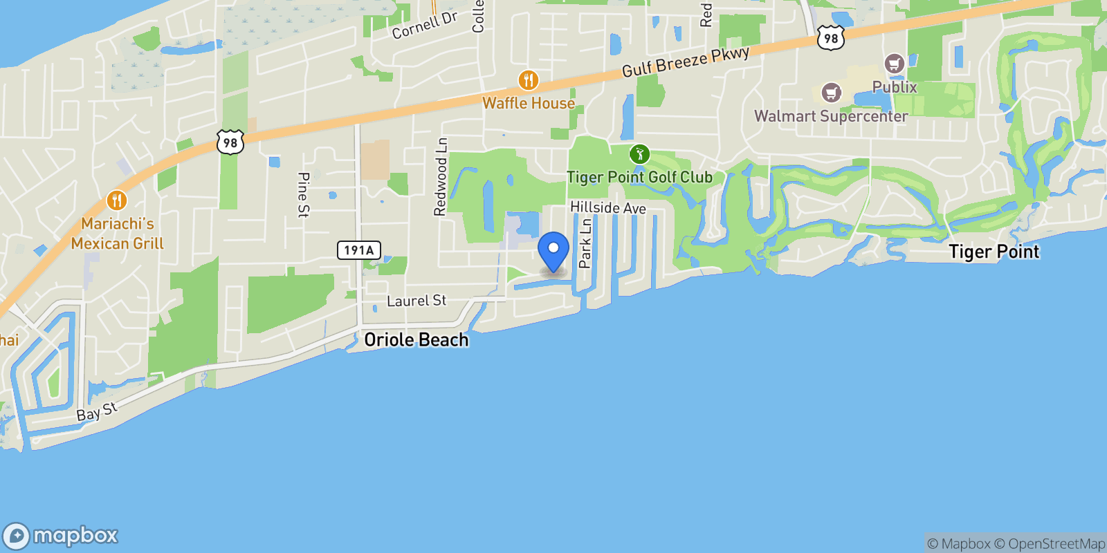 Map showing 3367 Circle Dr, Gulf Breeze, FL 32563, Gulf Breeze, Florida, United States.