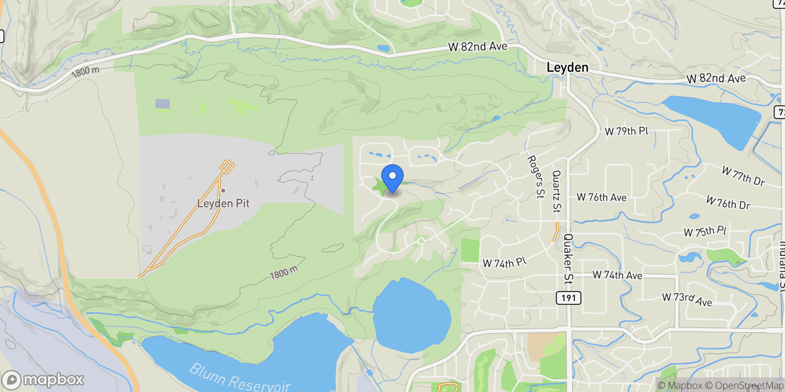 Map showing 17935 W 77th Drive, Arvada, CO 80007, Arvada, Colorado, United States.