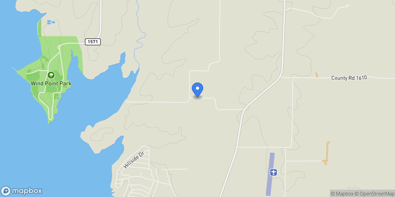 Map showing TBD County Road 3410, Lone Oak, Texas, United States.
