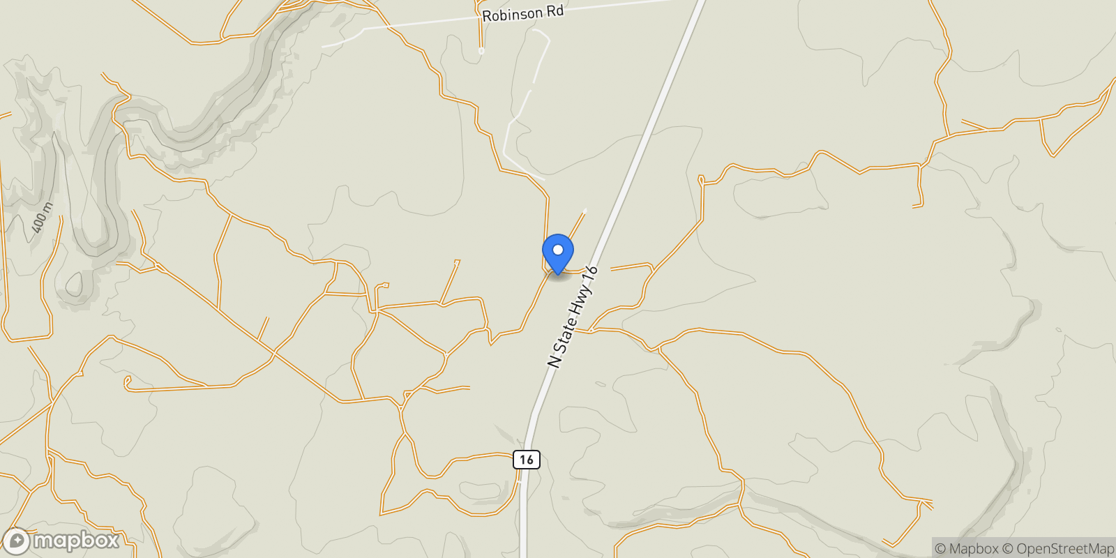 Map showing 1010 Ranger Ridge Way, Strawn, Texas, United States.