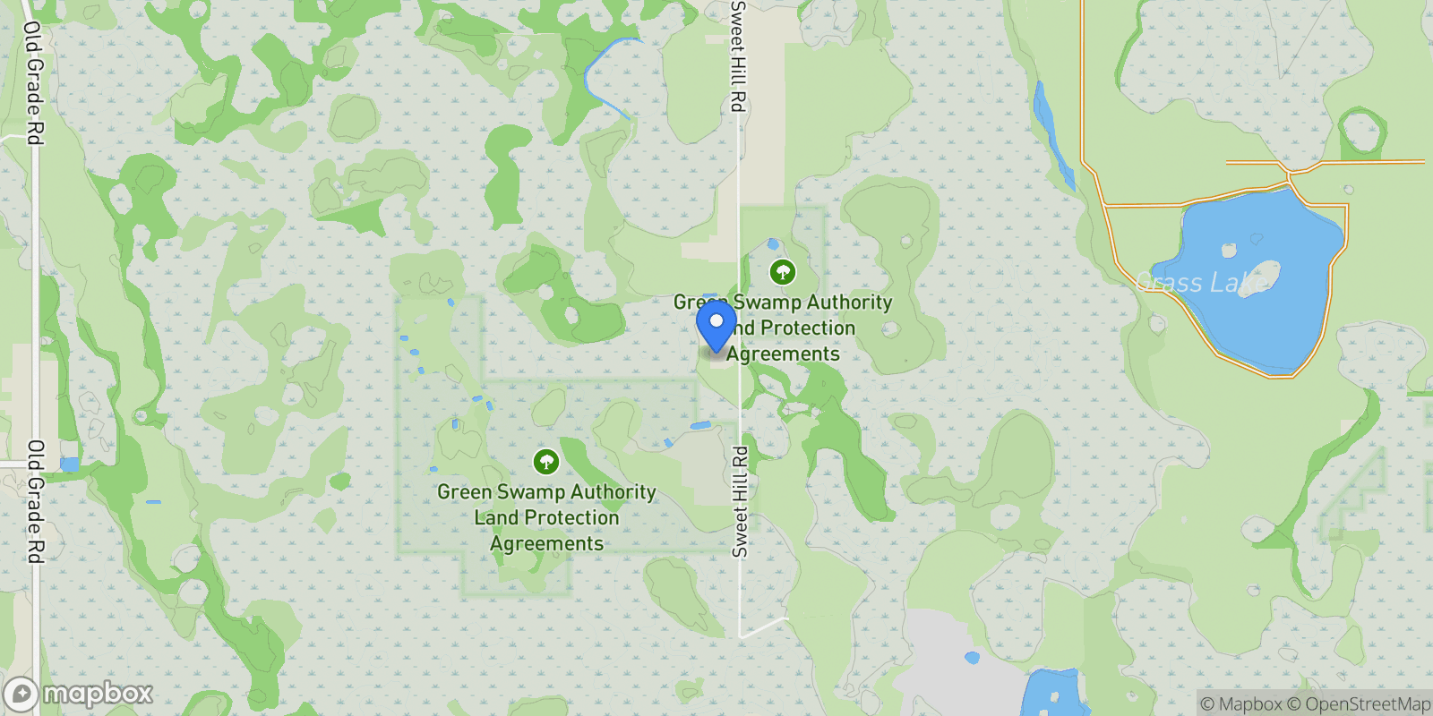 Map showing 12323 Sweet Hill Road, POLK CITY, FL 33868, Polk City, Florida, United States.