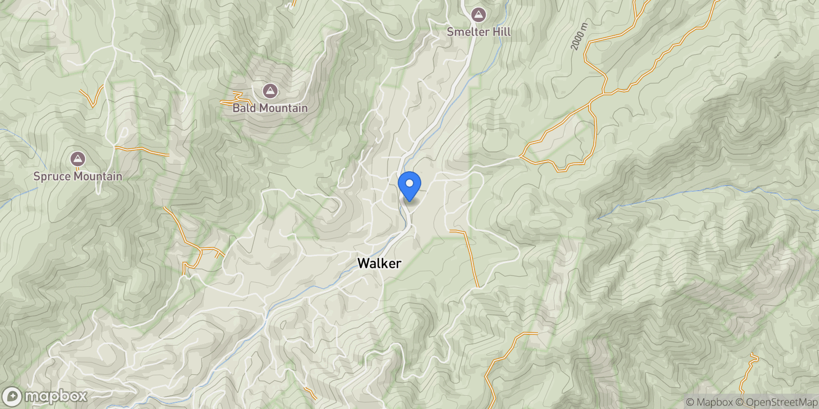 Map showing 5865 S Walker Road, Prescott, AZ 86303, Prescott, Arizona, United States.