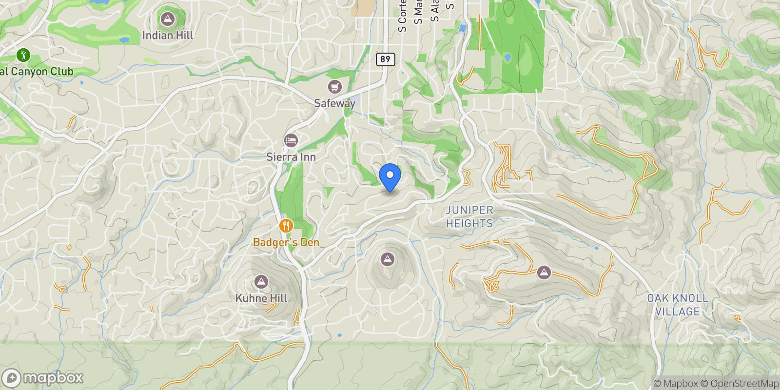 Map showing 1145 Northwood Loop, Prescott, AZ 86303, Prescott, Arizona, United States.