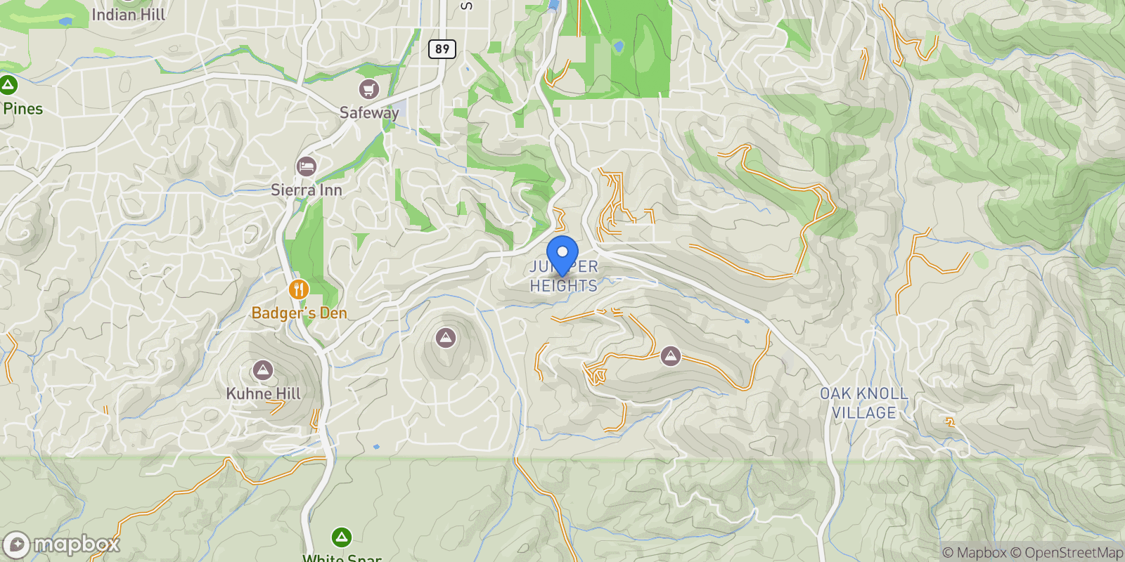 Map showing 505 E Karen Drive, Prescott, AZ 86303, Prescott, Arizona, United States.