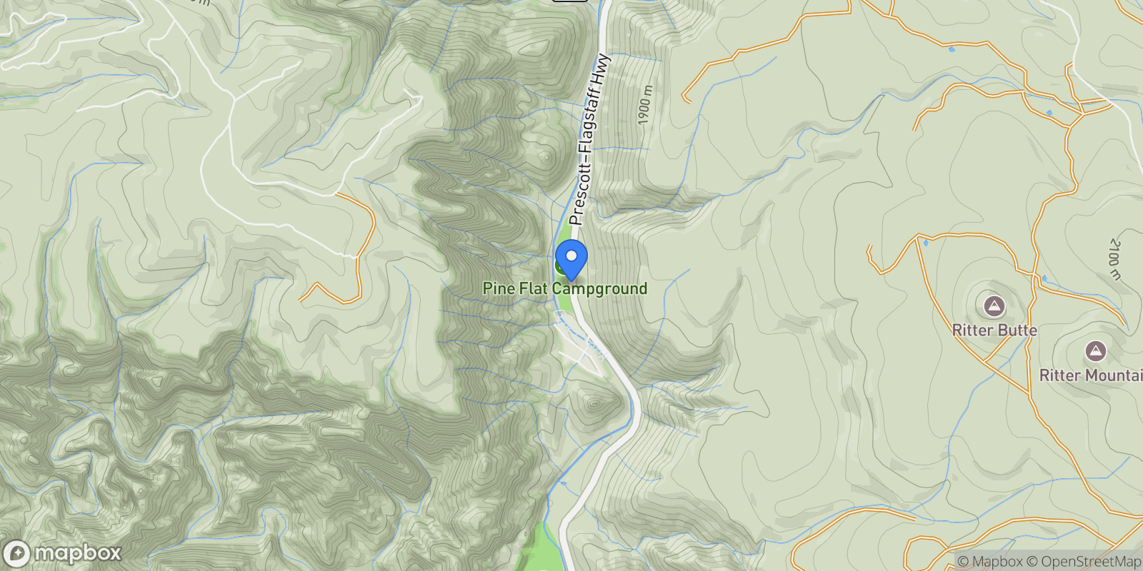 Map showing 12205 N Petra (Lot 237) Circle, Prescott, AZ 86305, Sedona, Arizona, United States.