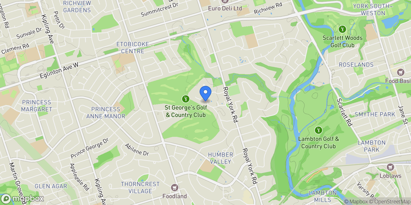 Map showing 38 Edenbrook Hill, Toronto, ON M9A 3Z6, Toronto, Ontario, Canada.