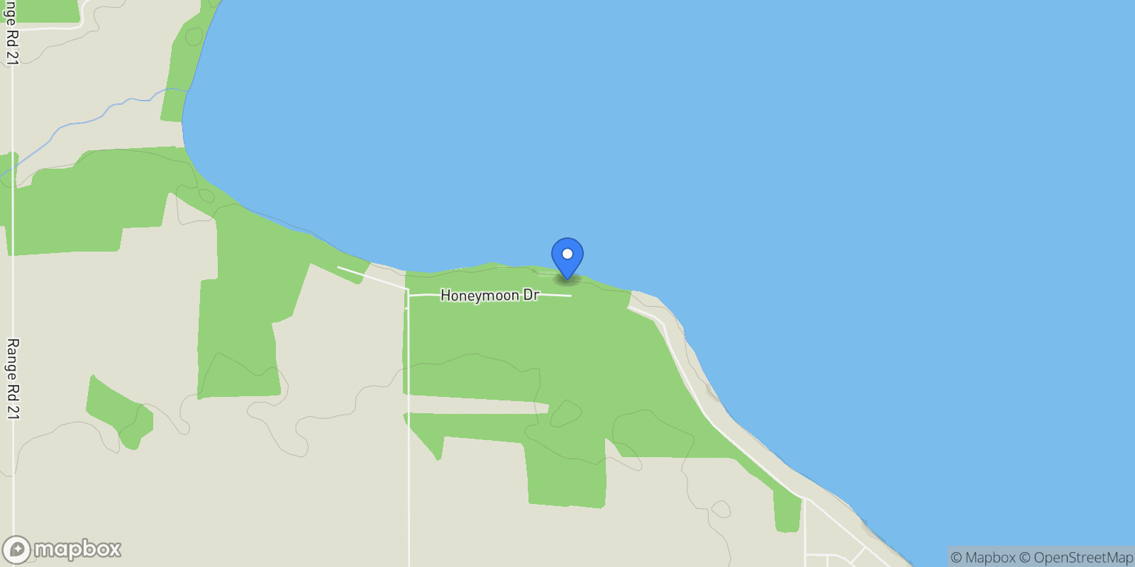 Map showing 261 Honeymoon DRIVE, Norglenwold, AB, T4S 1S5, CANADA, Norglenwold, Alberta, Canada.