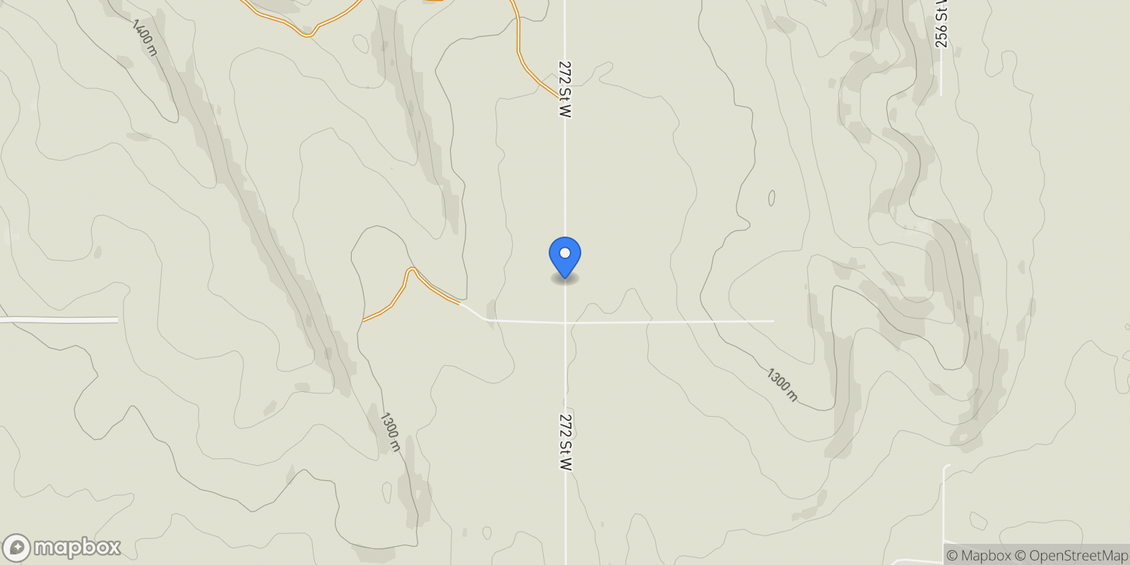 Map showing 272001 272 ST W, Rural Foothills County, AB, T0L 1K0, CANADA, Millarville, Alberta, Canada.