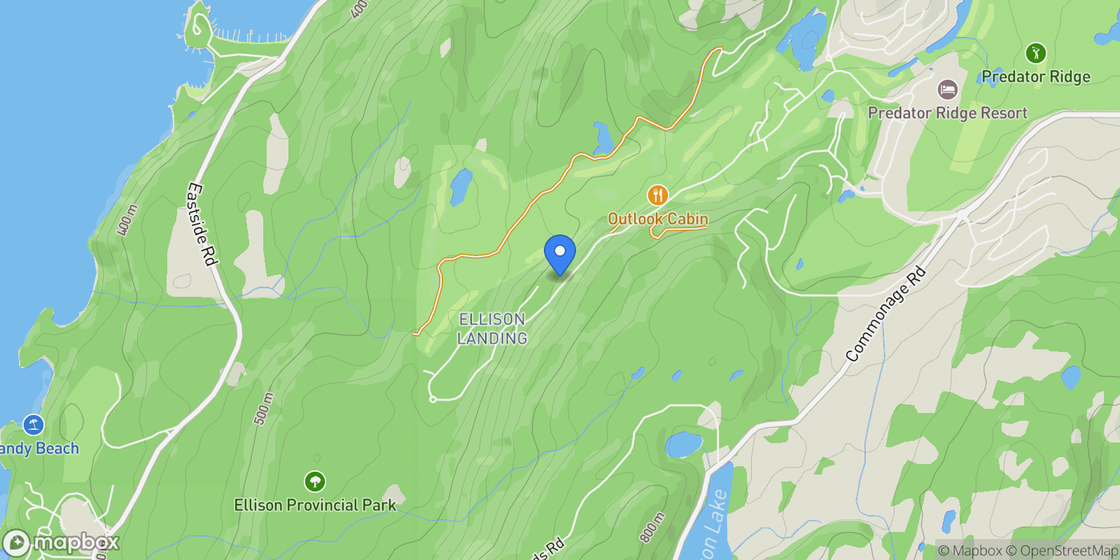 Map showing 654 Predator Ridge Drive, Vernon, BC V1H 0B1, Vernon, British Columbia, Canada.