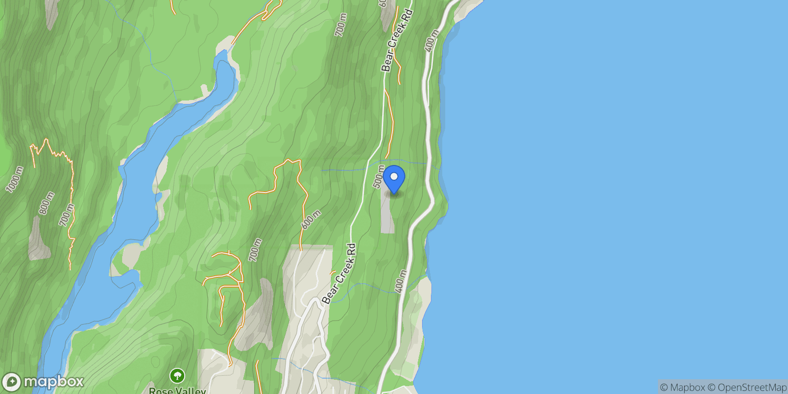 Map showing 8-1045 Bear Creek Lane, West Kelowna, BC V1Z 3T6, West Kelowna, British Columbia, Canada.