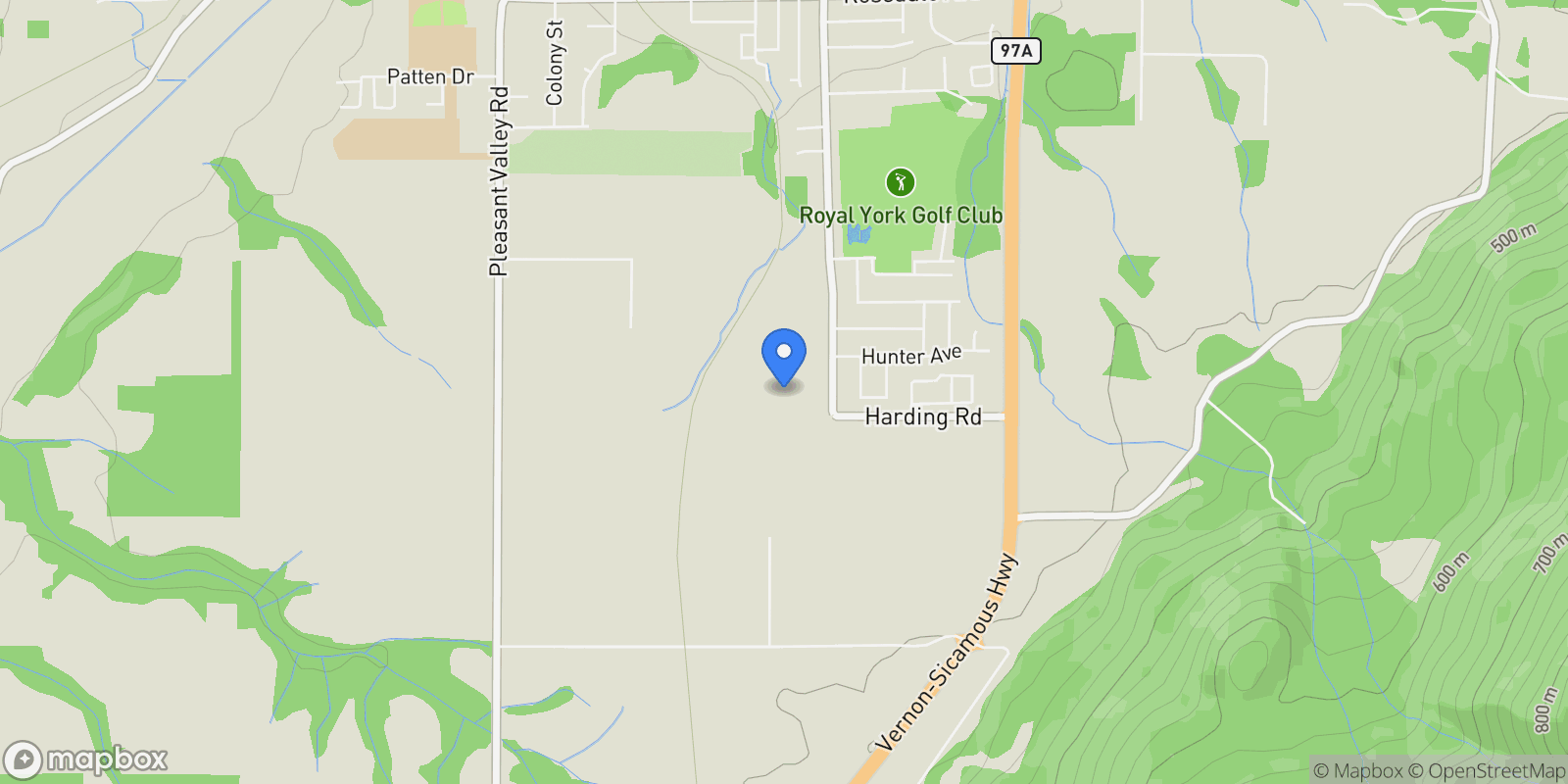 Map showing 2049 Okanagan Street, Armstrong, BC V4V 0B7, Armstrong, British Columbia, Canada.