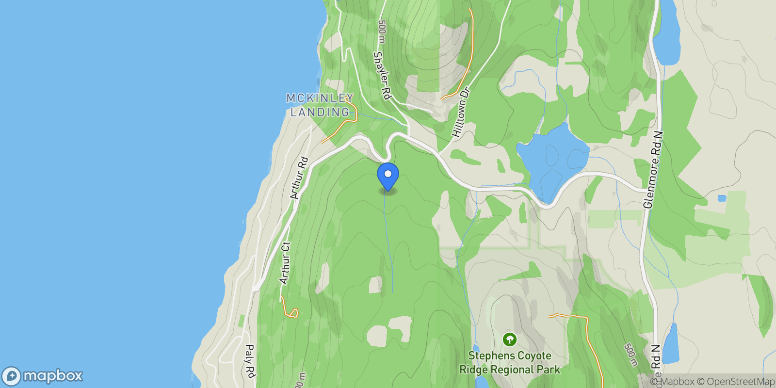 Map showing 2765 Arthur Road, Kelowna, BC V1V 2B7, Kelowna, British Columbia, Canada.