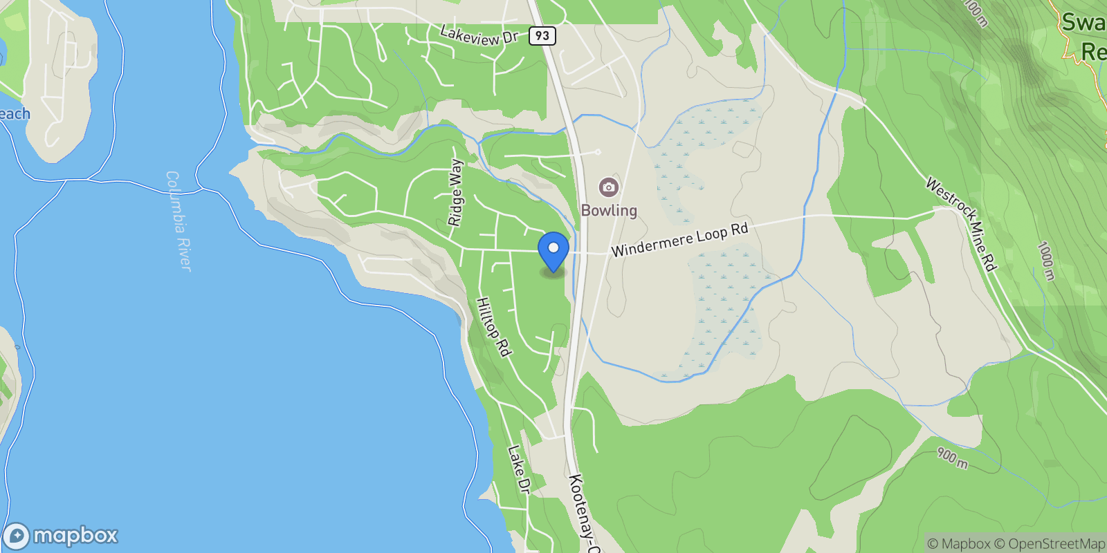 Map showing 51-4926 Timber Ridge Road, Windermere, BC V0A 1H0, Invermere, British Columbia, Canada.