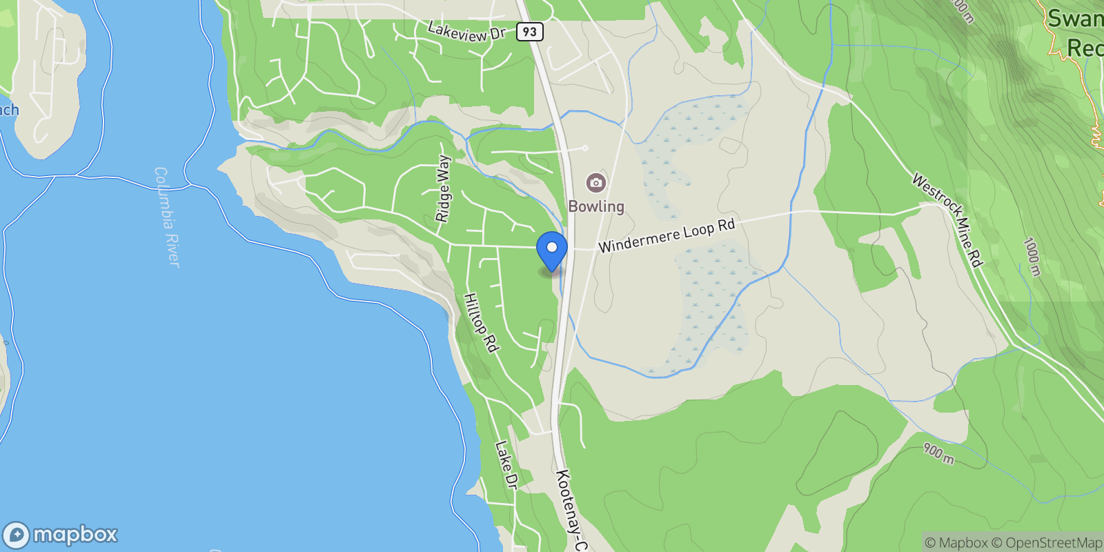 Map showing 50-4926 Timber Ridge Road, Windermere, BC V0B 1L0, Invermere, British Columbia, Canada.