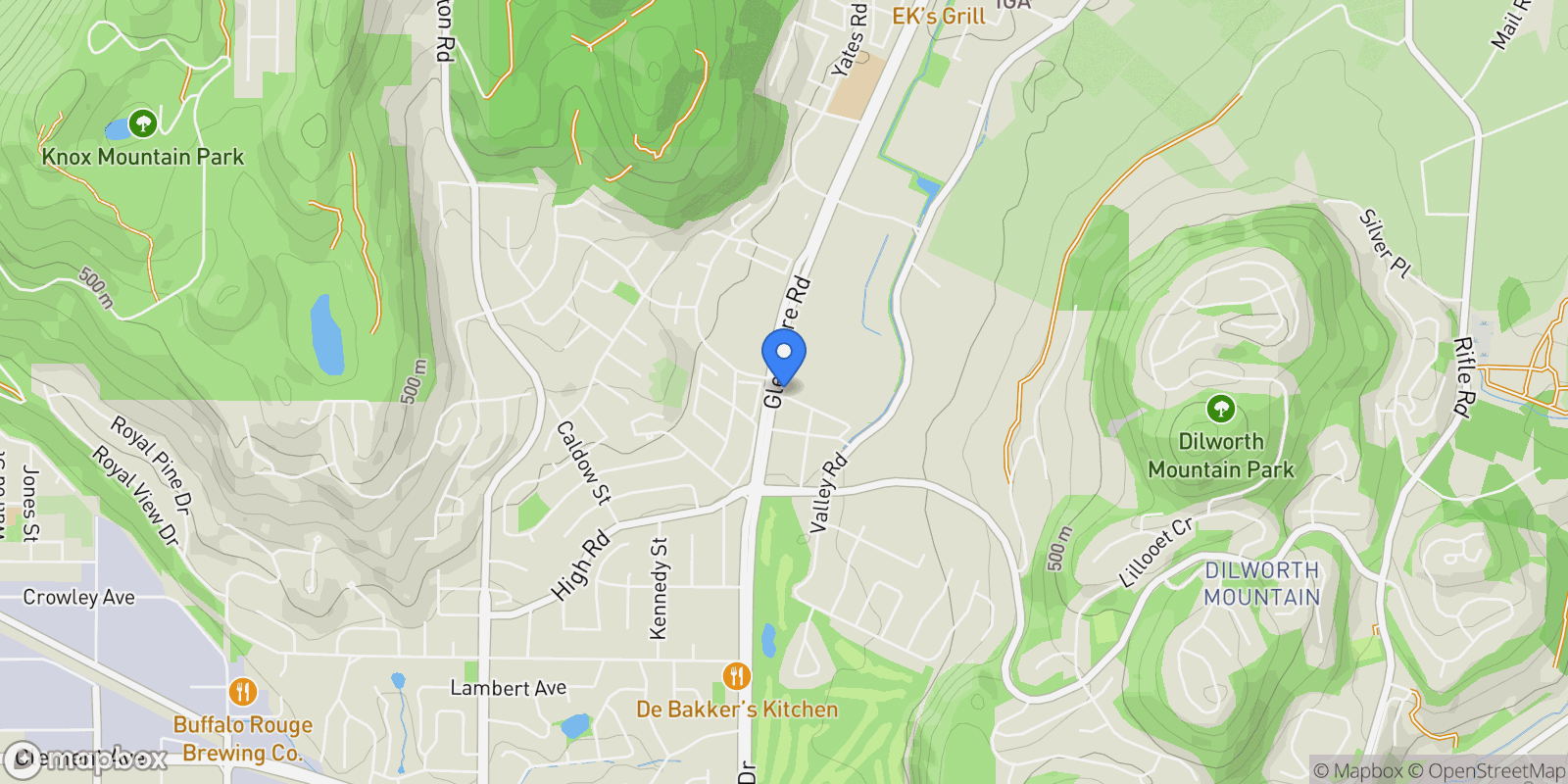 Map showing 4-720 Valley Road, Kelowna, BC V1V 0E1, Kelowna, British Columbia, Canada.