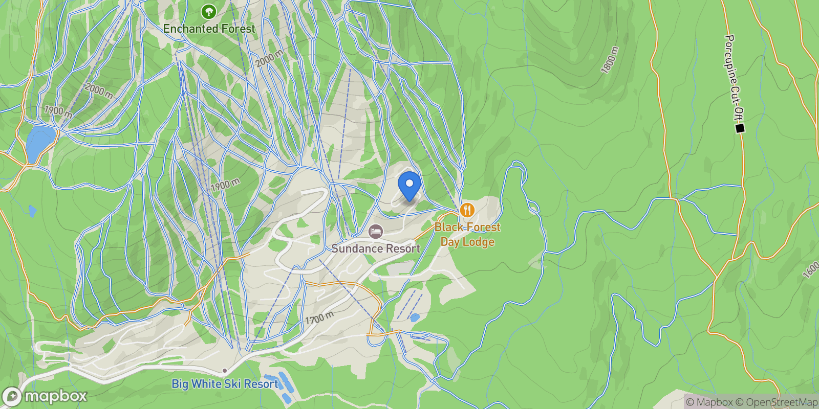 Map showing 325 Feathertop Way, Big White, BC V1P 1P3, Kootenay Boundary E / West Bo*, British Columbia, Canada.