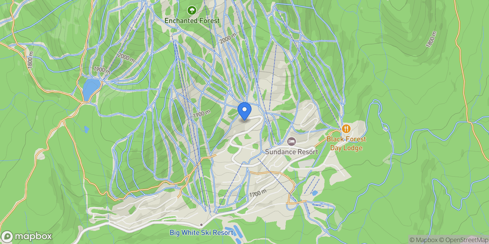 Map showing 34-7640 Porcupine Road, Big White, BC V1P 1T4, Beaverdell, British Columbia, Canada.