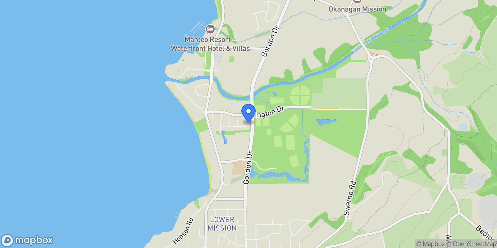 Map showing 699 Saratoga Place, Kelowna, BC V1W 2Z6, Kelowna, British Columbia, Canada.