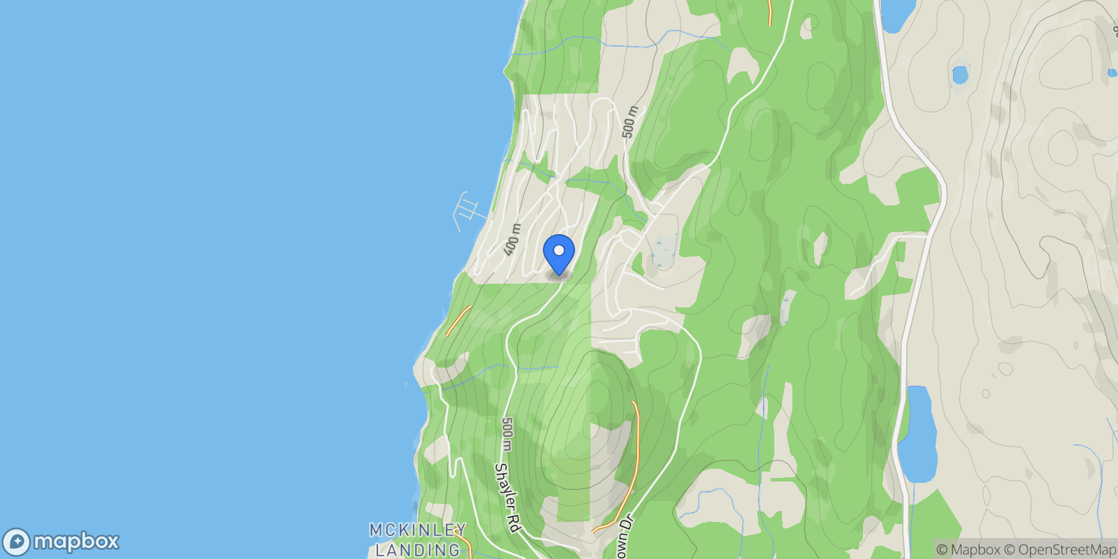 Map showing 3322 Shayler Road, Kelowna, BC V1V 2R1, Kelowna, British Columbia, Canada.