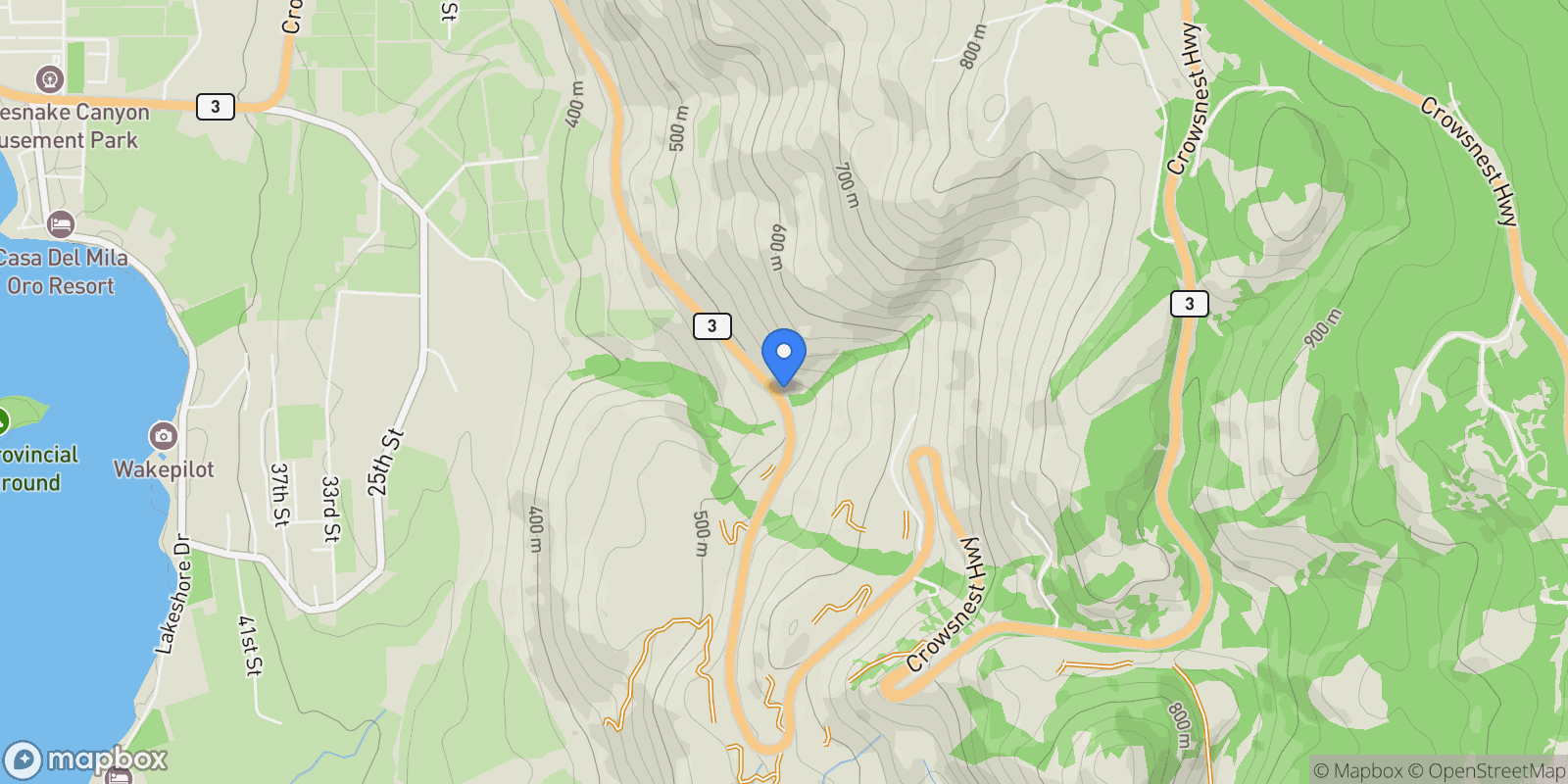 Map showing Lot 2 1750 Highway 3 E, Osoyoos, BC V0H 1V6, Osoyoos, British Columbia, Canada.