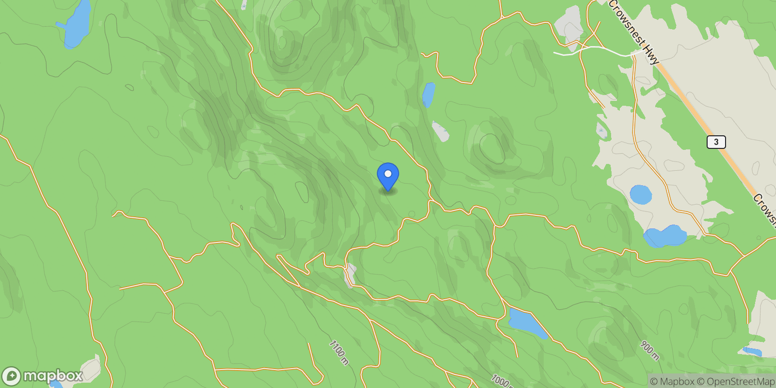 Map showing Sub Lot 14 Highway 93/3, Cranbrook, BC V1C 7E4, Cranbrook, British Columbia, Canada.
