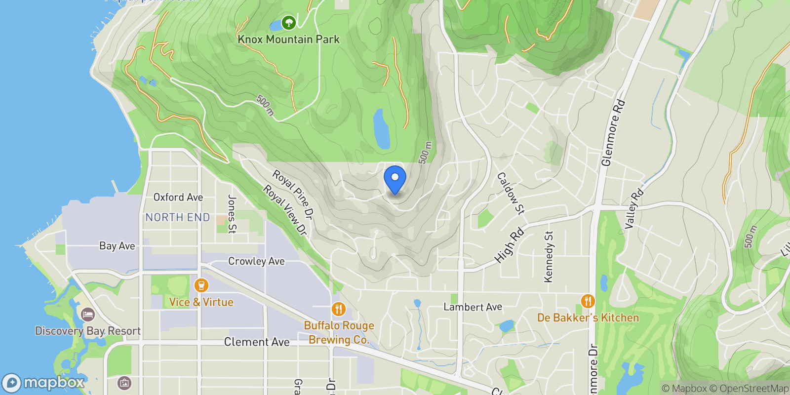 Map showing 764 Rockcliffe Place, Kelowna, BC V1V 2Y3, Kelowna, British Columbia, Canada.