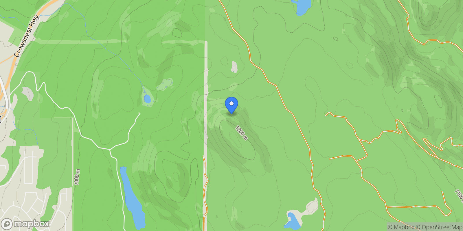 Map showing Sub Lot 1 Highway 3/93, Cranbrook, BC V1C 7B2, Cranbrook, British Columbia, Canada.