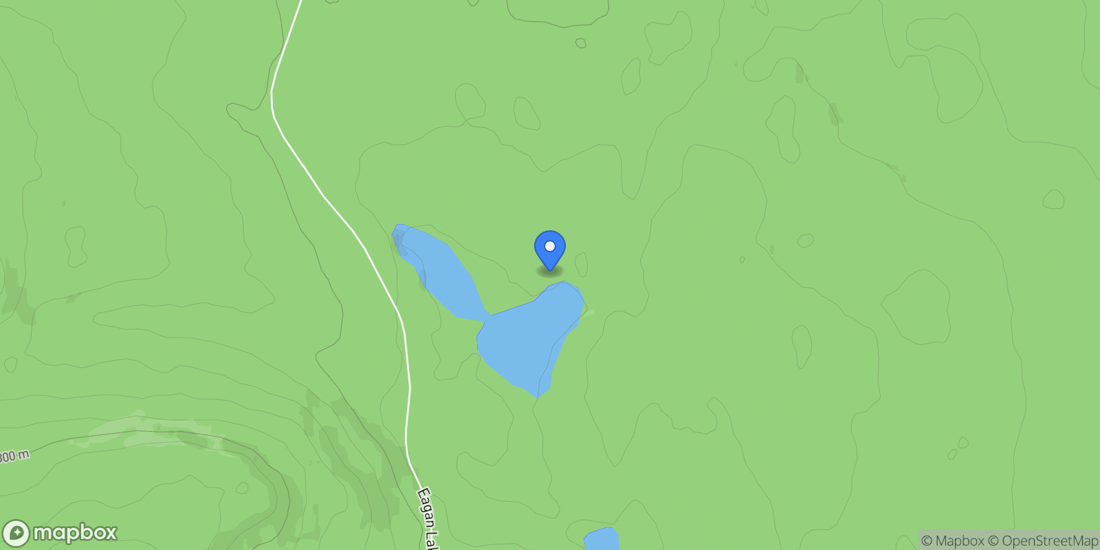 Map showing 9550 Eagan Lake Road, Bridge Lake, BC V0K 1E0, Bridge Lake, British Columbia, Canada.