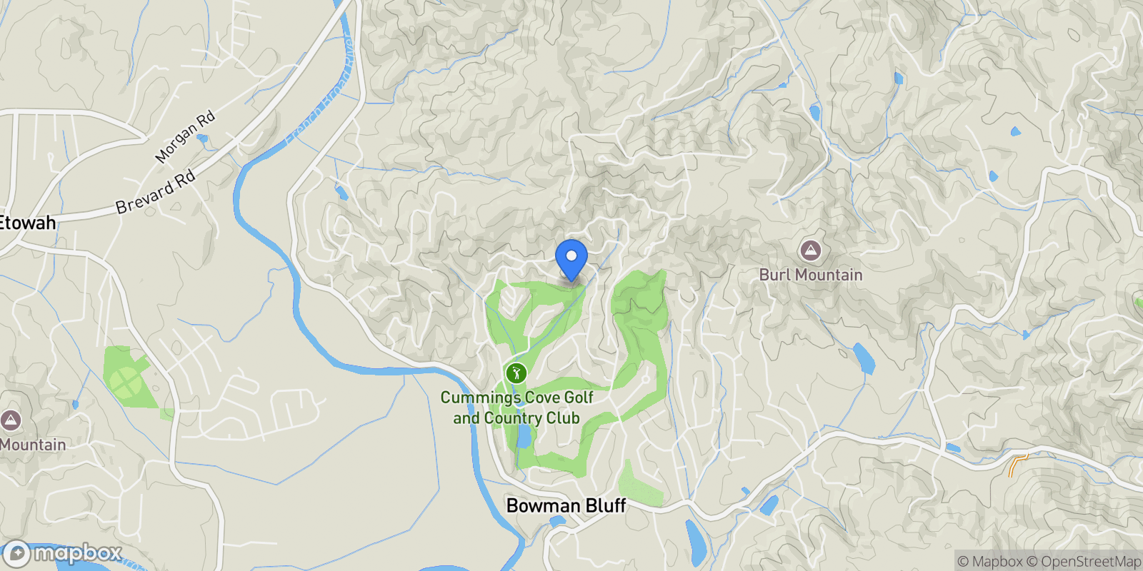 Map showing 2240 E Cumming Woods Lane, Hendersonville, NC 28739, Laurel Park, North Carolina, United States.