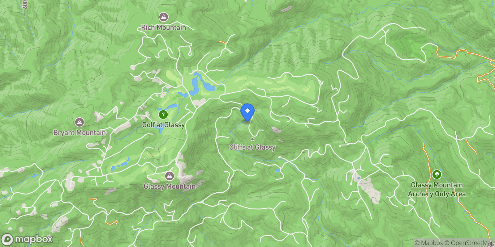 Map showing 20 Moccasin Flower Trail, Landrum, SC 29356, Landrum, South Carolina, United States.