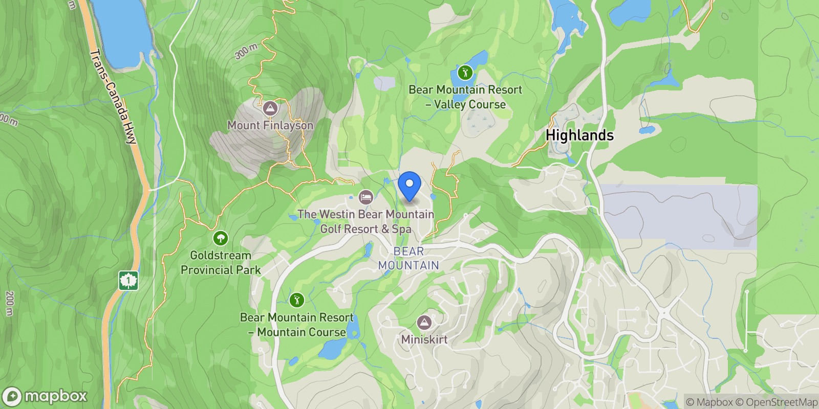 Map showing 2018 Troon Crt Lot B, Langford, British Columbia, Canada.