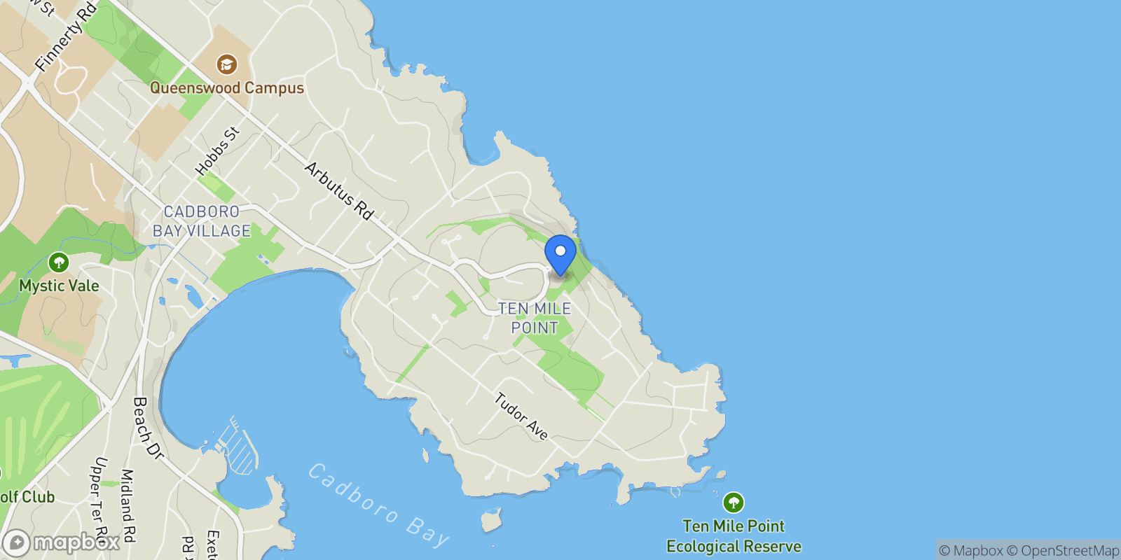 Map showing 2807 Arbutus Rd, Saanich, British Columbia, Canada.