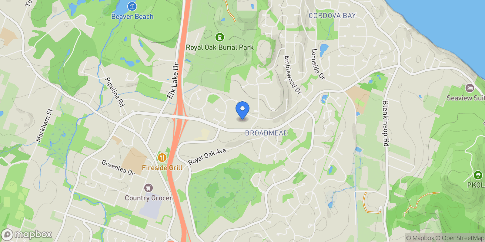 Map showing 901 Kentwood Lane 22, Saanich, British Columbia, Canada.