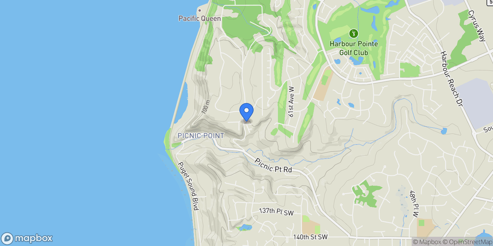 Map showing 6523 128th Place SW, Edmonds, WA 98026, Edmonds, Washington, United States.