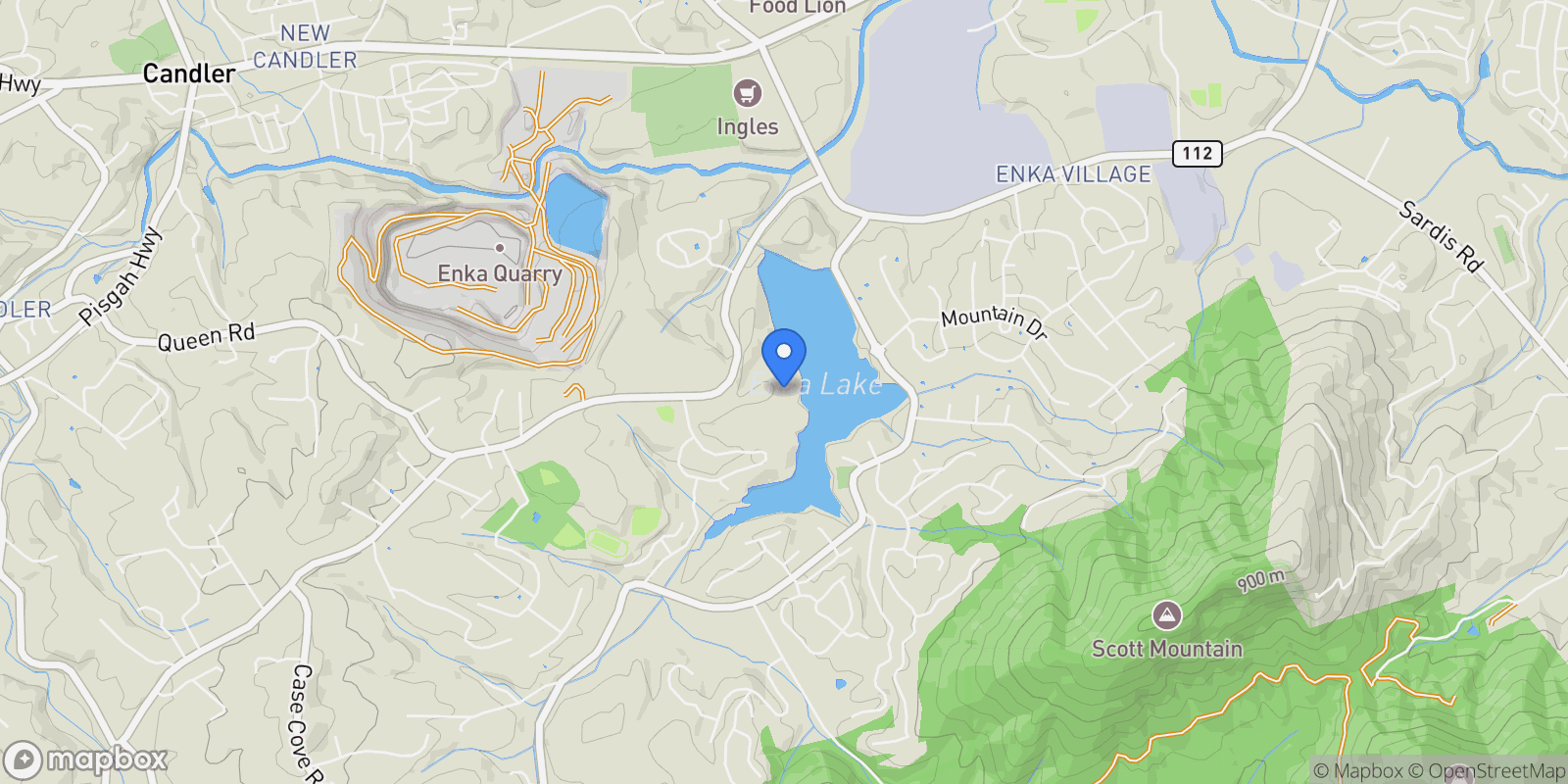 Map showing 47 Twilight Sedge Drive, Biltmore Lake, NC 28715, Candler, North Carolina, United States.