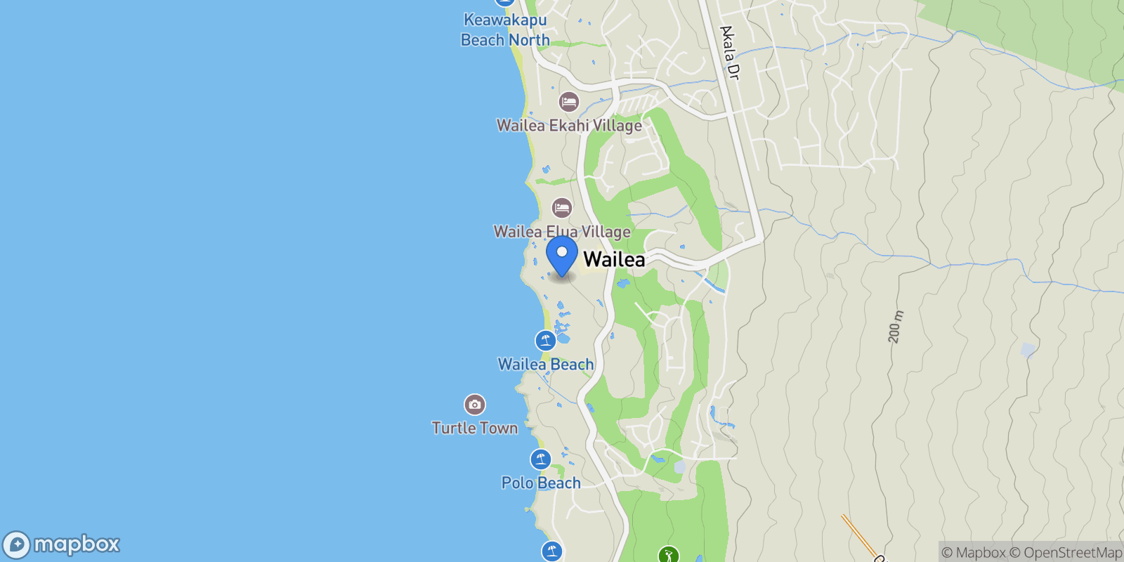 Map showing 3800 WAILEA ALANUI Blvd, Kihei, HI 96753, Kihei, Hawaii, United States.