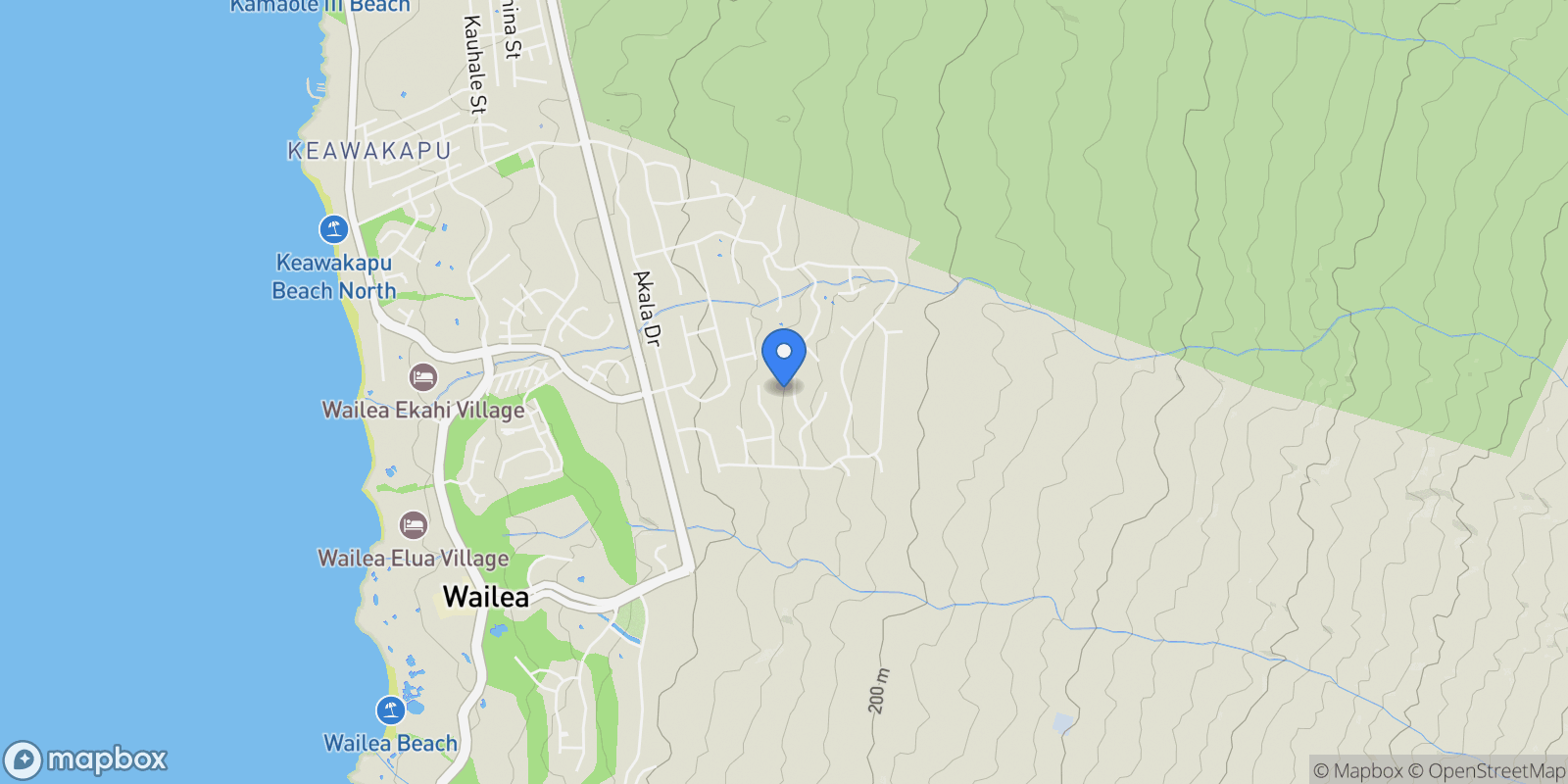 Map showing 3414 Keha Dr, Kihei, HI 96753, Kihei, Hawaii, United States.