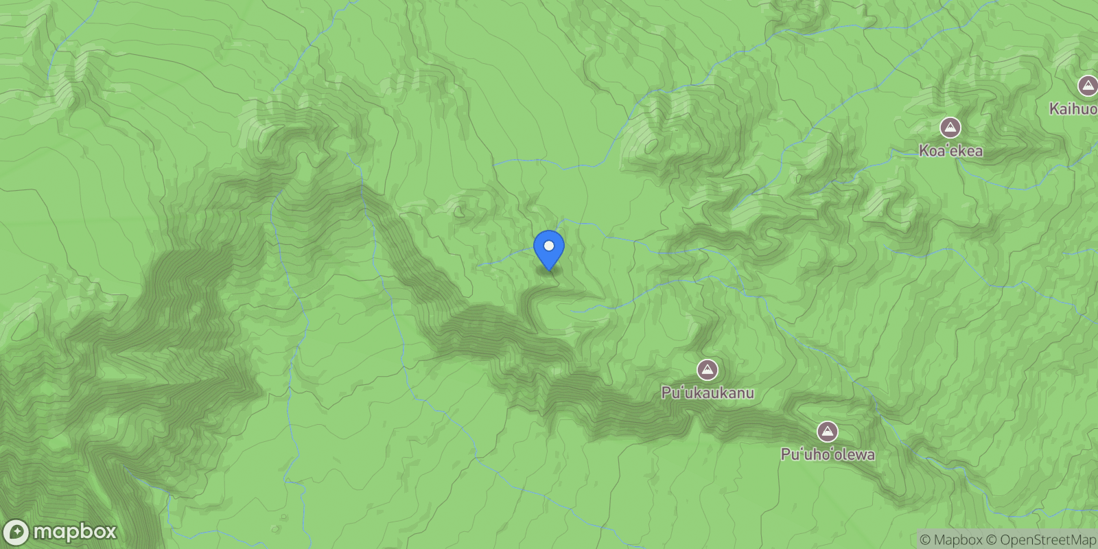 Map showing 1600 Lower Nahiku Rd, Hana, HI 96713, Hana, Hawaii, United States.