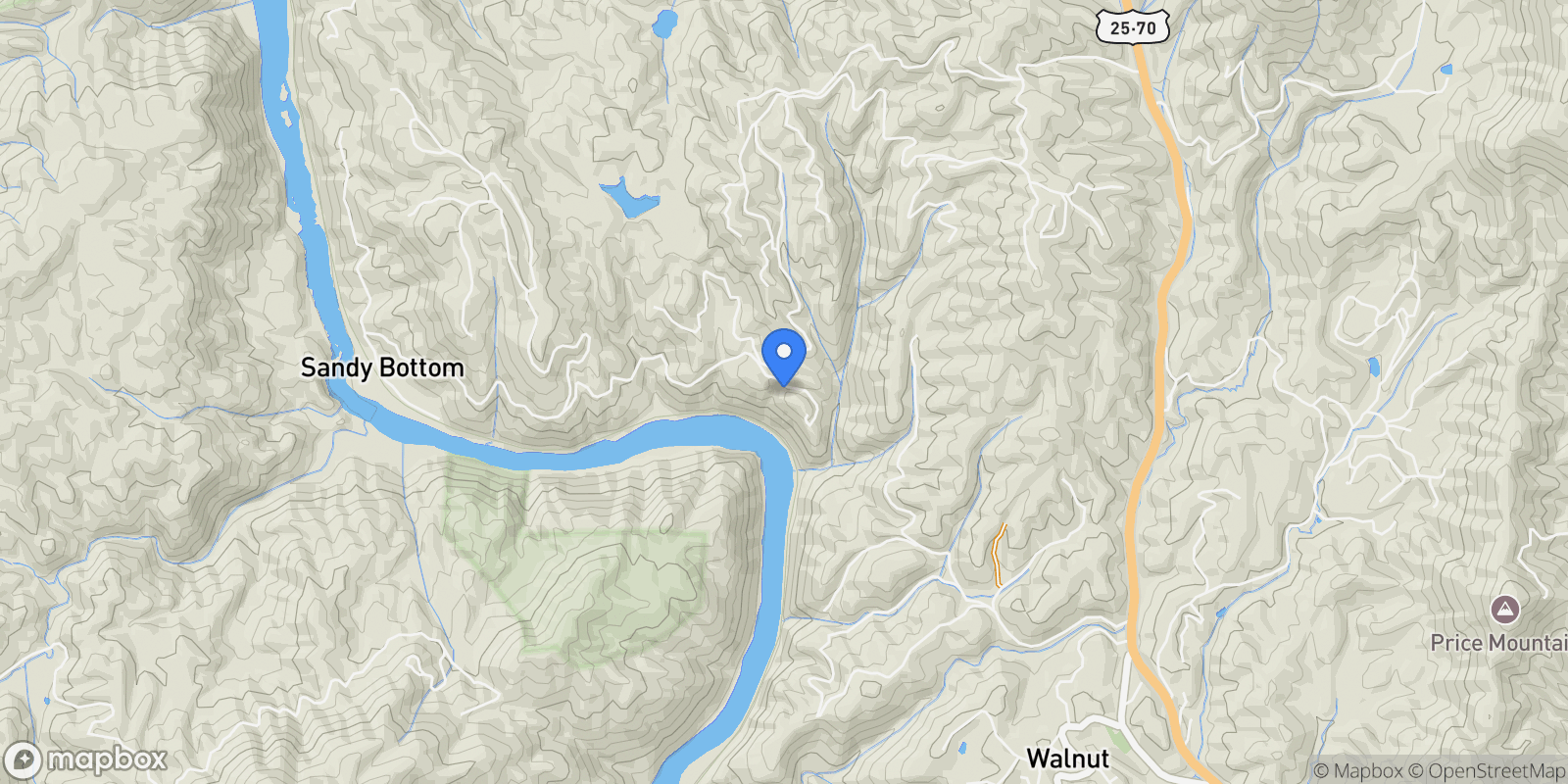 Map showing 112 Moon Shadow Lane, Marshall, NC 28753, Marshall, North Carolina, United States.
