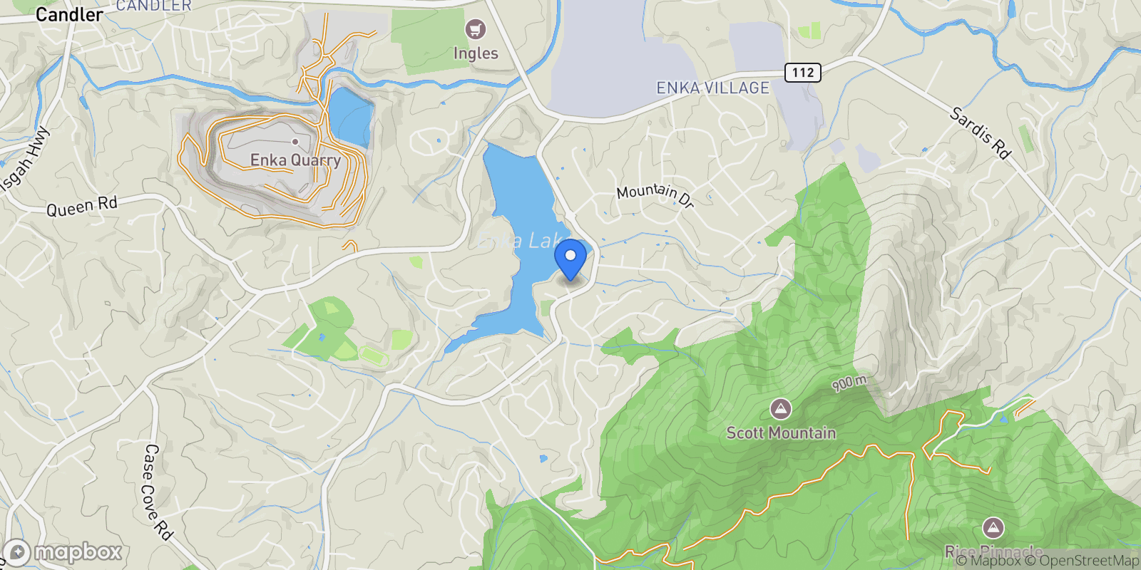 Map showing 1006 Coves Pheasant Court, Biltmore Lake, NC 28715, Candler, North Carolina, United States.