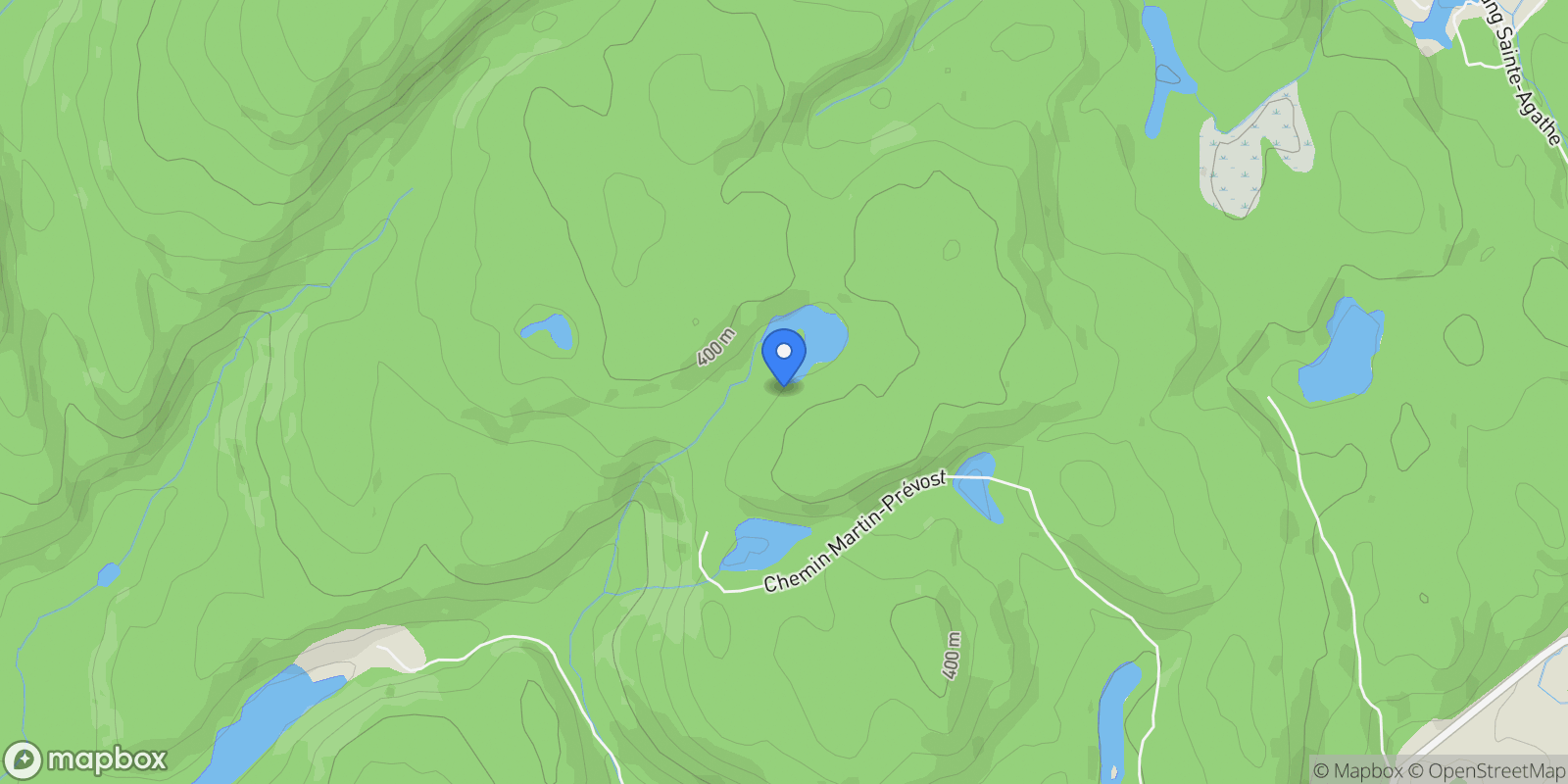 Map showing 55 Ch. des Perséides, Sainte-Béatrix, QC J0K1Y0, Sainte-Béatrix, Quebec, Canada.