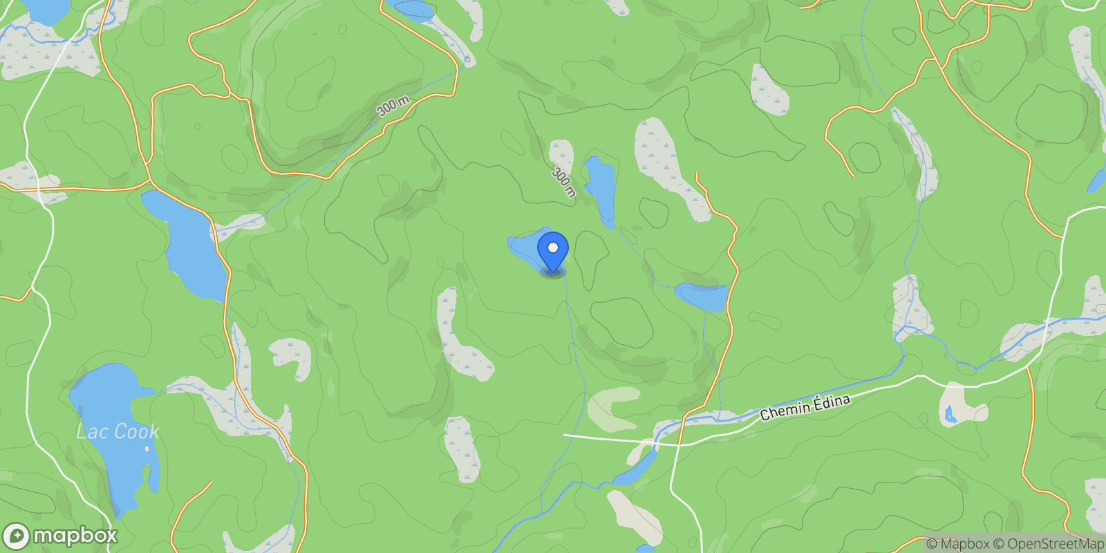 Map showing 532 Ch. Edina, Grenville-sur-la-Rouge, QC J0V1B0, Rawcliffe, Quebec, Canada.