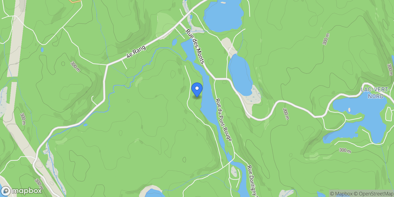 Map showing 160 Lac de la Fromentière, Saint-Alphonse-Rodriguez, QC J0K1W0, Saint-Alphonse-Rodriguez, Quebec, Canada.